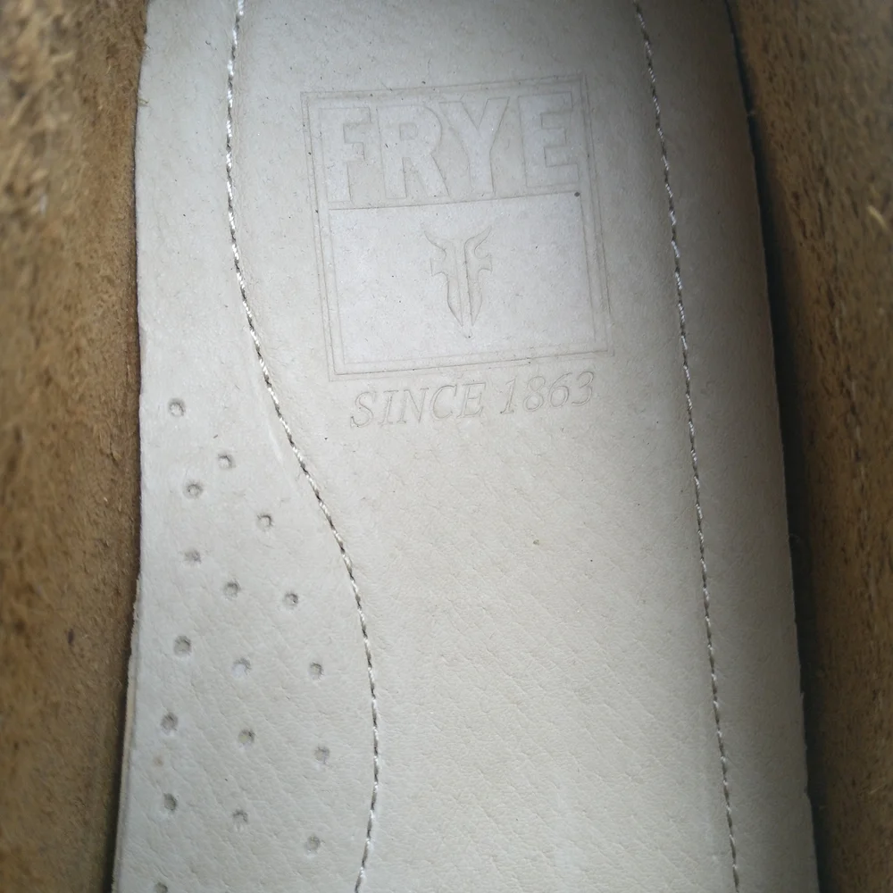 Frye Brown Leather Men’s Moccasin Loafers Size 7 Lewis Venetian Driving Shoes